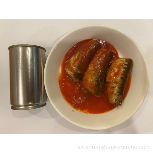 425g sardina enlatada ovalada en salsa de tomate a granel